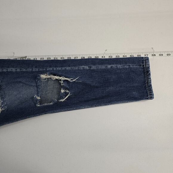 KanCan™ Mom Nonstretch High Rise Ripped Jean size 29 womens 6949s - Picture 4 of 10